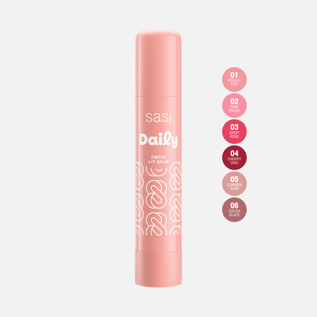 [Way] ศศิ เดลี่ ทินท์เต็ด ลิป บาล์ม Sasi Daily Tinted Lip Balm 3.5g ราคา ถูกที่สุด ดีลบีเคเค แกลเลอรีภาพที่ 5