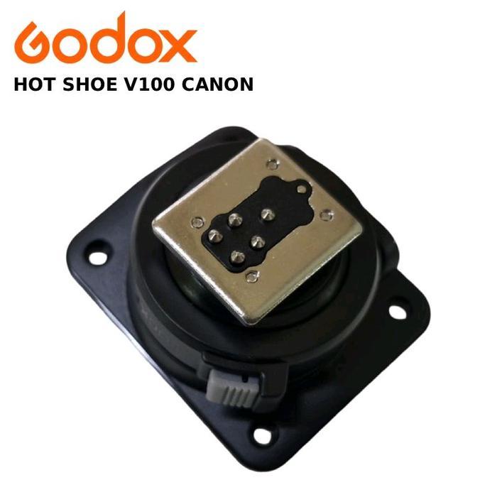 Godox รองเท้าร้อนสําหรับ Godox V100 C สําหรับ CANON Flash Hotshoe