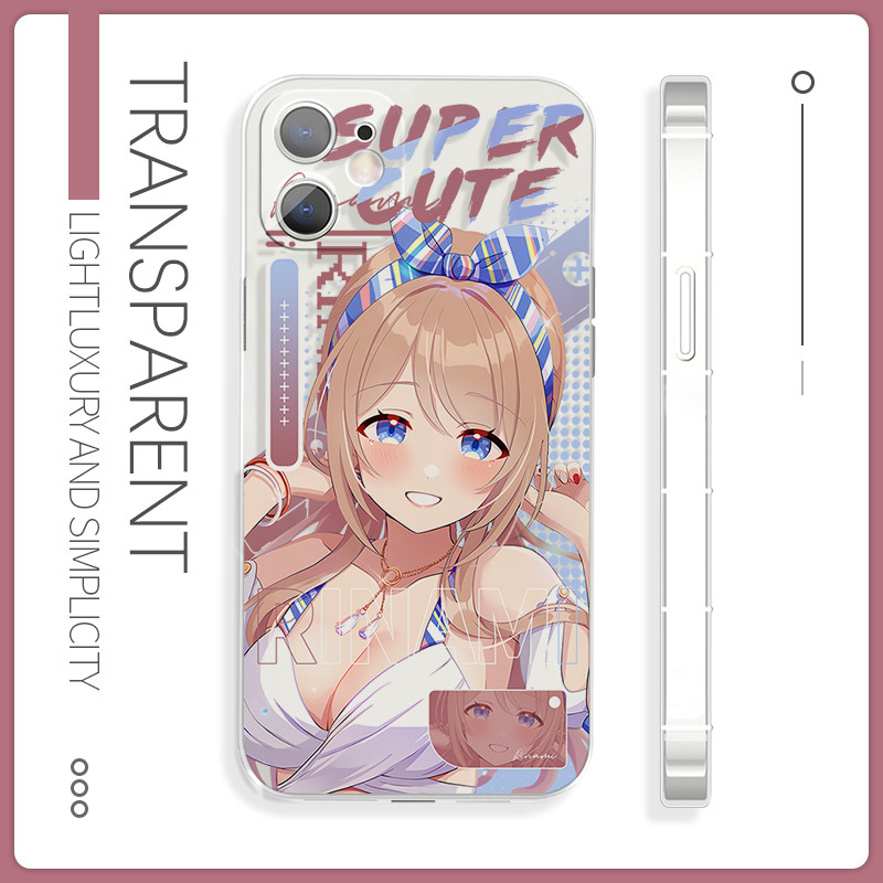 Apple 17promax/16 เคสโทรศัพท์ Hizaki Libo Redmi k80 สองมิติ iQOOz9 Glory 500 ซิลิโคนปรับให้เข้ากับ v