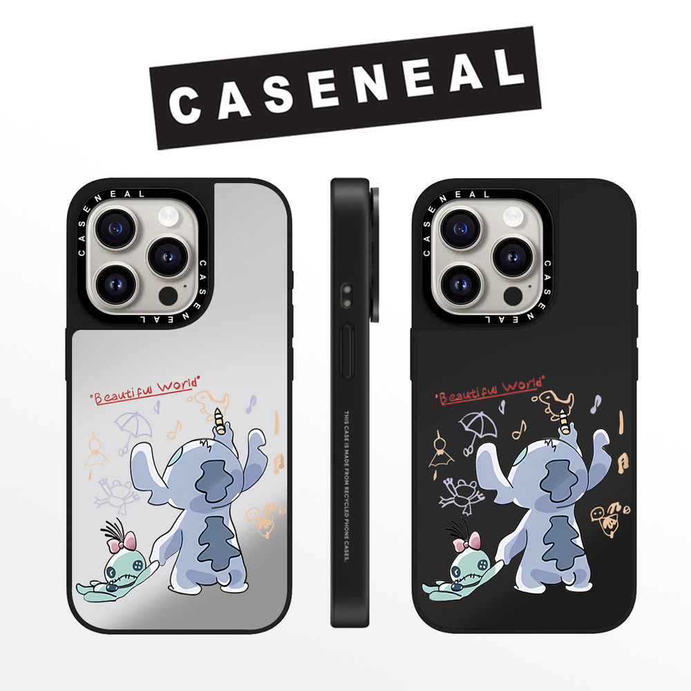 Drop proof CASENEALเคสโทรศัพท์สําหรับiPhone 17ProMax 17pro 17 air 16promax 16 15promax 15 14promax 13 13Promaxเคสแข็งน่ารักStitch 12PromaxกรณีiPhone 11คุณภาพสูง