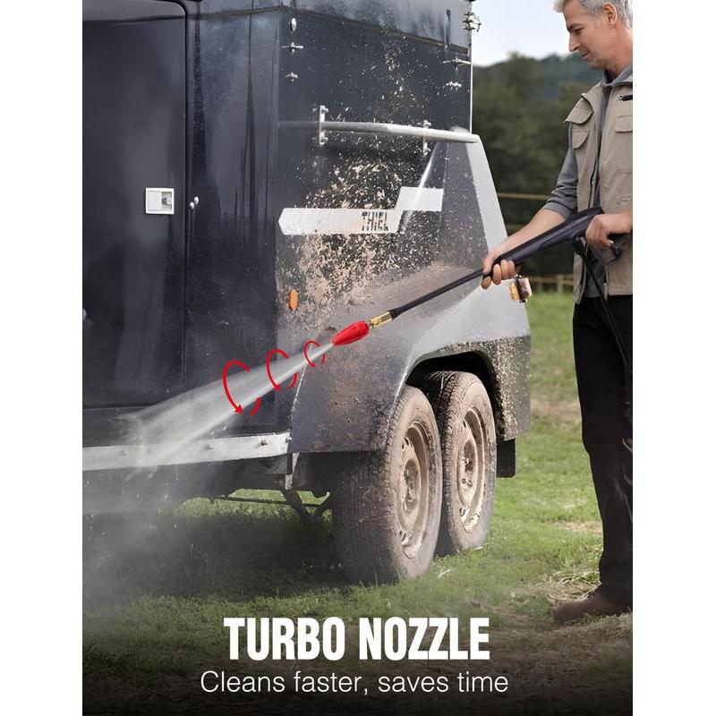 2025 New PowerSmart Electric Pressure Washer 2800 PSI 1.4 GPM, Power Washer with Turbo Nozzle, 13-Am