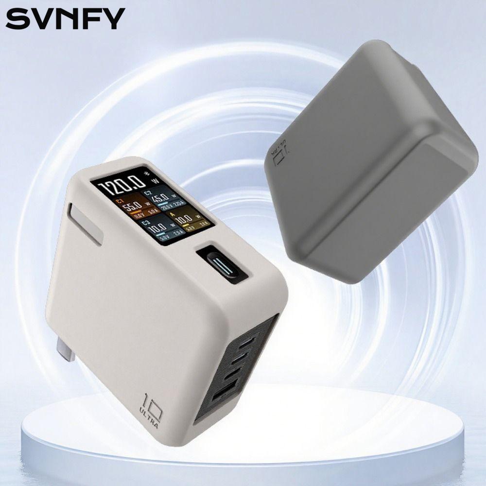 SVNFY ซิลิโคน ,กันกระแทกแบบนุ่มป้องกัน,สีทึบแบบพกพากันฝุ่นกระเป๋าถือสําหรับ CUKTECH 10 Ultra GaN Cha