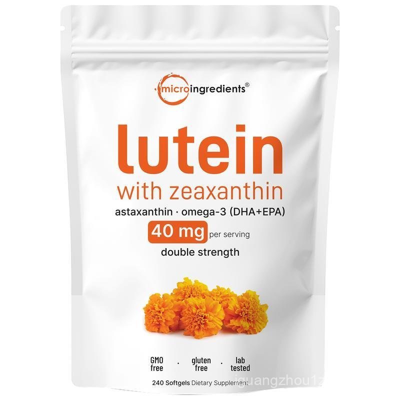 Micro Ingredients Lutein & Zeaxanthin Softgels