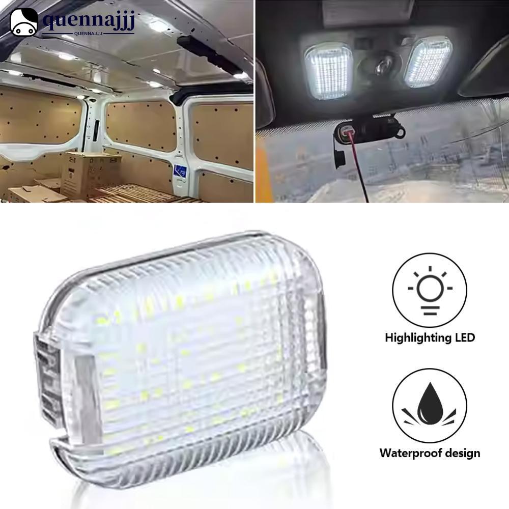 QUANNA ภายในรถโดมแสงภายในโคมไฟ 24SMD สําหรับ Ford Transit 150 250 350 350HD Van 2015-2024 เปลี่ยน Va