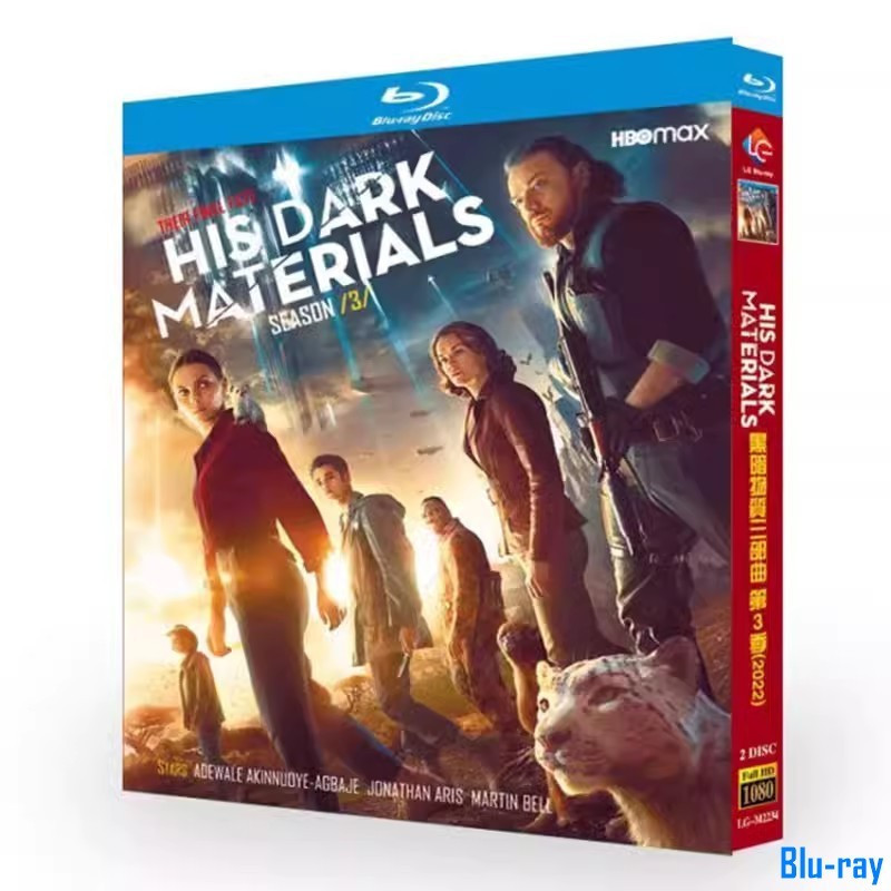 [BRAND NEW SEALED] American Drama His Dark Materials ซีซั่น 3 (2022) Blu-ray 2-Disc Boxed