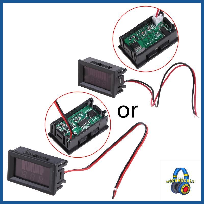 MOON Meter Tester Capacity Voltage Monitor Gauge Indicator สําหรับ Ebike