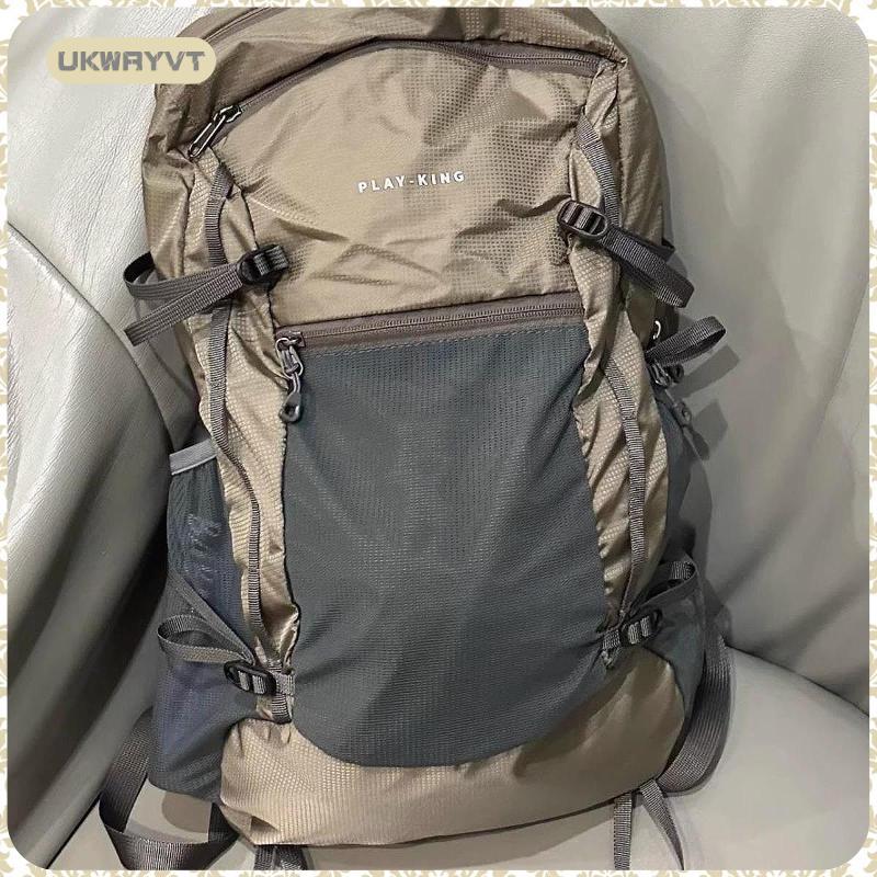 [ukwryvt] กระเป๋าเป้สะพายหลังเดินป่า กระเป๋าเป้สะพายหลังปีนเขามีสไตล์ Daypack สําหรับการเดินทาง เดิน