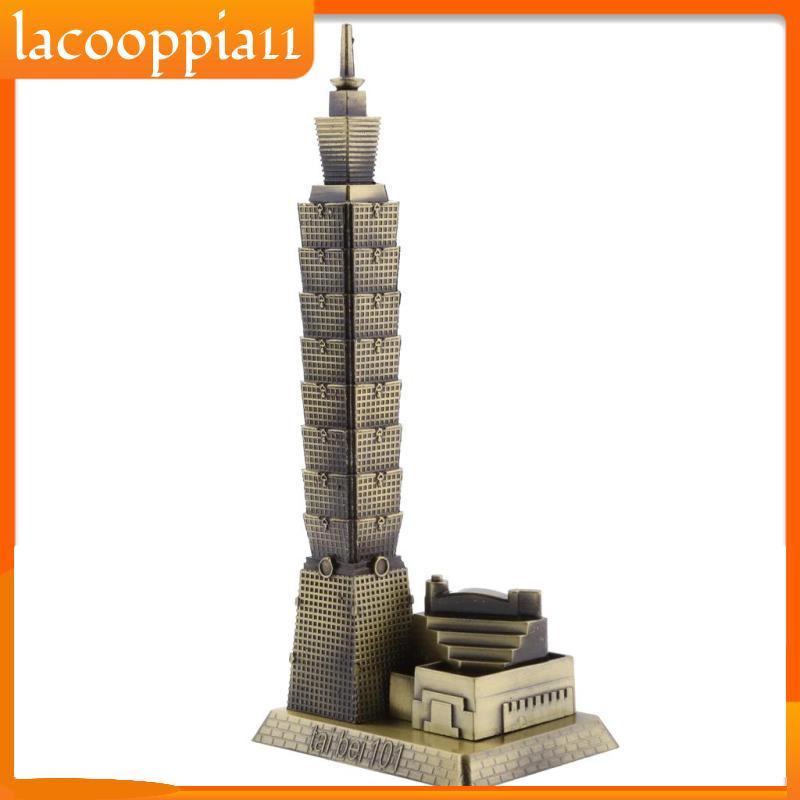 [lacooppia11] Taipei 101 โมเดลสถาปัตยกรรมอาคารของเครื่องประดับโต๊ะทํางานในบ้านของไต้หวัน