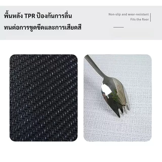พรมพื้นรูปแมวน่ารัก พรมซับน้ำสำหรับห้องน้ำและห้องอาบน้ำ แห้งเร็ว ป้องกันลื่น ทนทานและทำความสะอาดง่าย