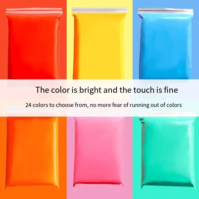 50g Light Polymer Modeling Clay สําหรับเด็ก Sensory Play Diy Craft Air Dry Fluffy Slime Project