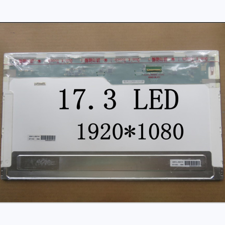 หน้าจอ LCD สำหรับโน๊ตบุ๊ค HP 8770W, 8760W, DV7 | รุ่นแผง N173HGE-L11, B173HW02, LP173WF1