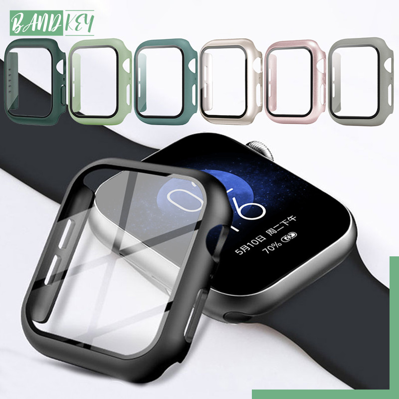 ครอบคลุมคอมพิวเตอร์ ปกป้องหน้ for IWatch Ultra/SE 3 2 Apple Watch Series 11 10 9 8 7 6 5 4 3 49 46 45 44 42 41 40 38มม.