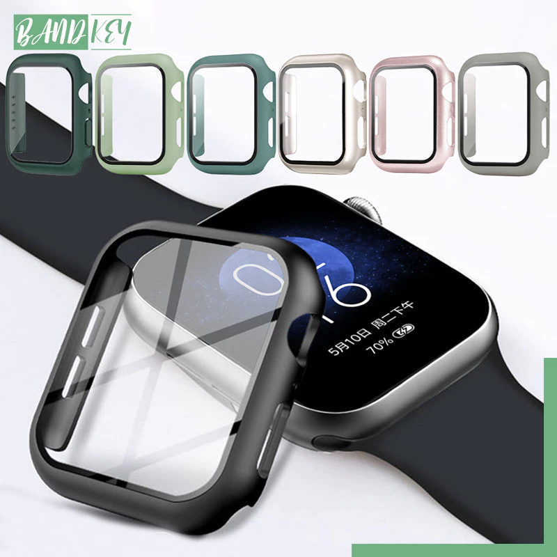ครอบคลุมคอมพิวเตอร์ ปกป้องหน้ for IWatch Ultra/SE 3 2 Apple Watch Series 11 10 9 8 7 6 5 4 3 49 46 45 44 42 41 40 38มม.