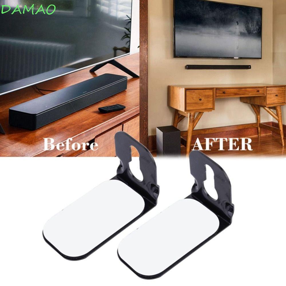 DAMAO Soundbar Mount Shelf, Universal Mounting Brackets Stylish Metal Brackets, Sturdy Metal Bracket