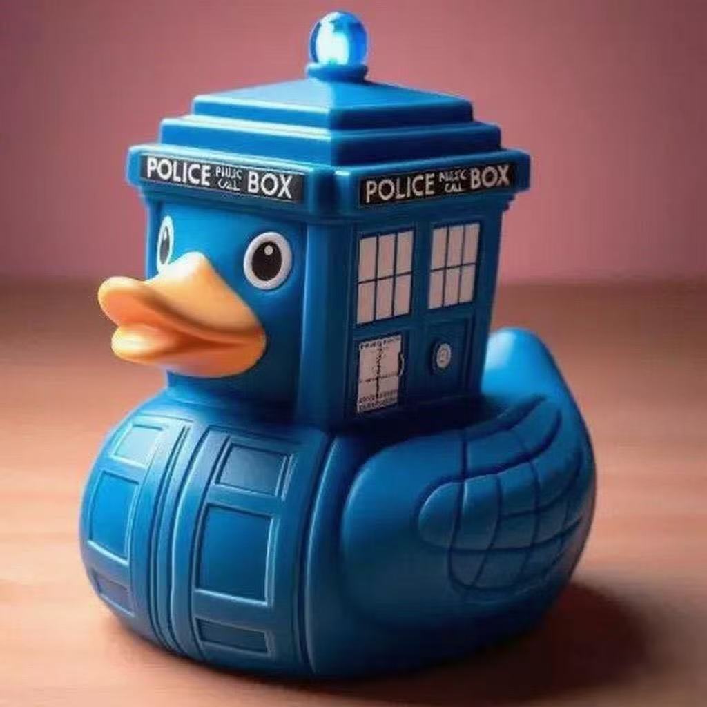 Death Scythe Duck เวอร์ชั่นโทรศัพท์ 电装饰龙鸭装饰手办树摆ดาร์ธ Scythe Du the5256888.ของฉัน20251229