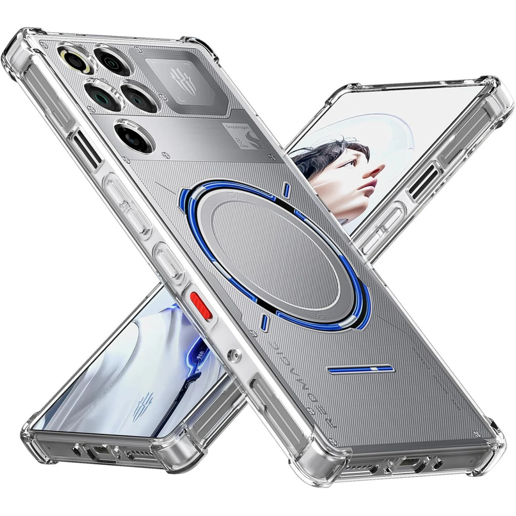 TPU โปร่งใสเคสโทรศัพท์สําหรับ ZTE Nubia Red Magic 11 Pro RedMagic 11 Pro ฝาครอบป้องกันกันกระแทกกลับ Shell Fundas