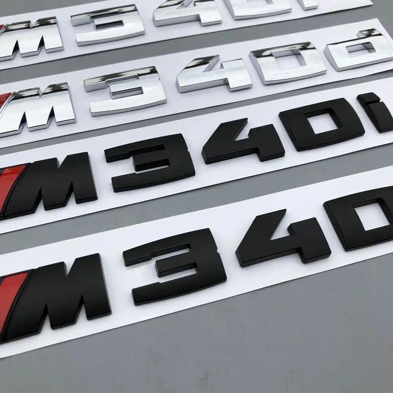 สําหรับ BMW M340I M340D M530I M530D M550I M550D M760LI M760LD E39 E60 E61 รถ 3D ABS Trunk ตัวอักษรโล