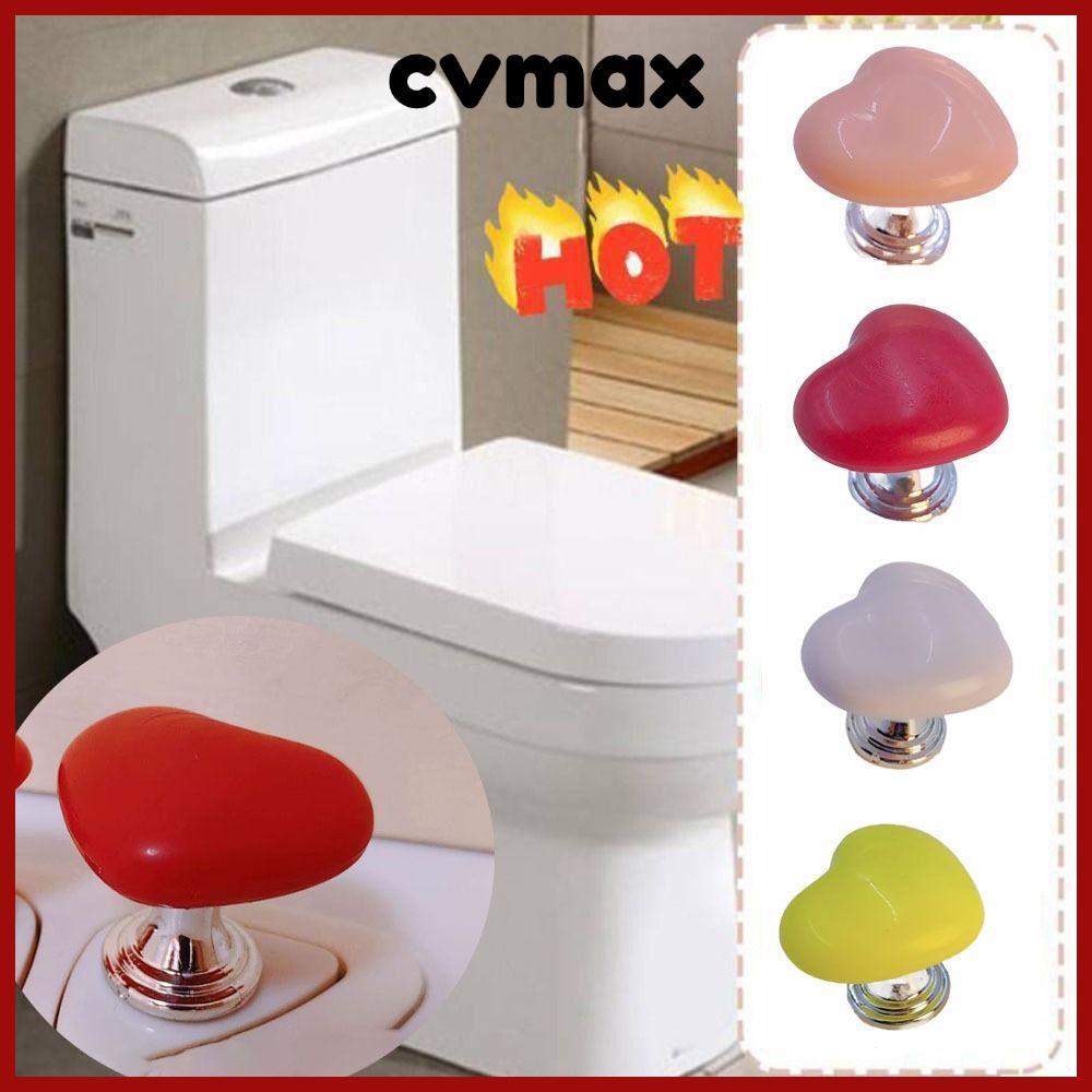 Cvmax ปุ่มกดชักโครก พลาสติก รูปหัวใจ ประหยัดแรงงาน 2 ชิ้น – โปรปัง