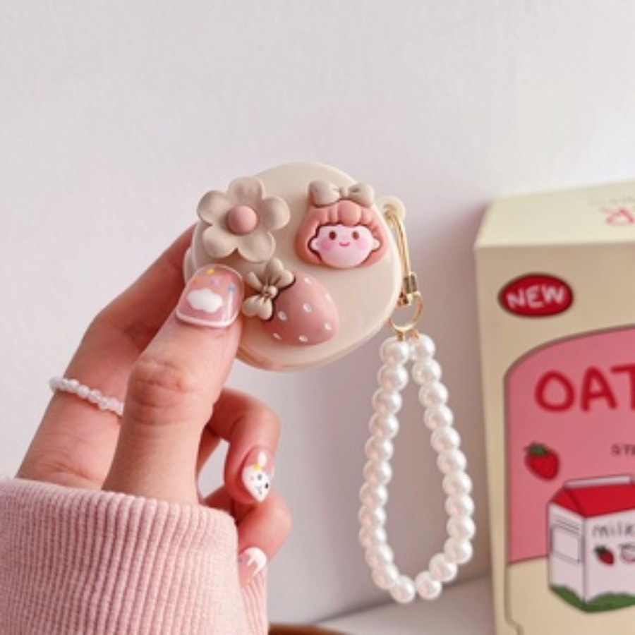 Ins การ์ตูนสําหรับ Soundcore R50i NC / K20i / R60i NC / R50i กรณี keychian & ซิลิโคนหูฟังสําหรับ Sou