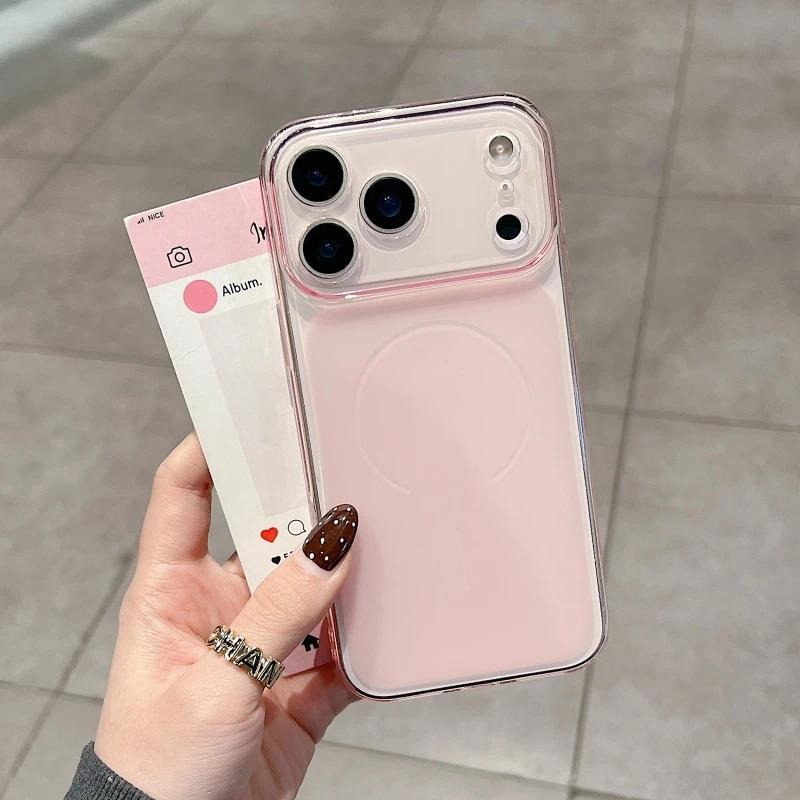 เคสใสสำหรับ iPhone ขอบนุ่ม เคสกันกระแทก 17 Pro Max 17 16 14 13 11 12 Pro Max 13 12 15 Pro TPU ป้องกันการตกอย่างครอบคลุม