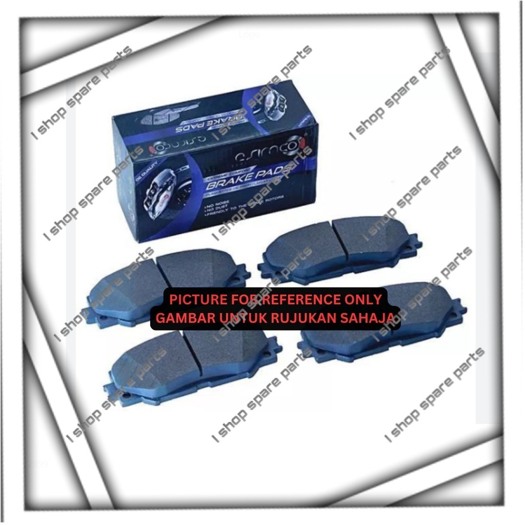 แป้นเบรก TOYOTA VIOS NCP93 NCP150 ALTIS ZZE142 ZRE172 ZRE172 (หลัง)(ASMCO)