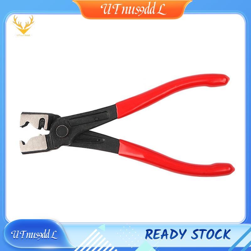 [UTnus9ddL] รถท่อน้ํามัน Crimping Plier ซ่อมเครื่องมือ Calliper Vise ท่อ Clamp คอคลิป Auto ซ่อมรถจัก