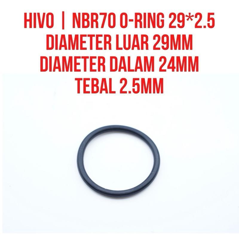 Oring 2.5x24 2.5*24 2.4 x 24 มม.ซีลซิล NBR70 ความหนา 2.5 มม.เส้นผ่านศูนย์กลางภายใน 24 มม. ทนความร้อน