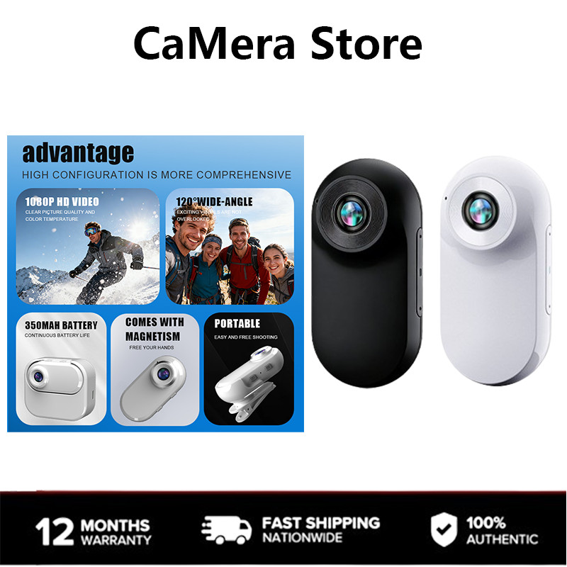 CaMera Store LA10 HD 1080P Thumb Sports Camera เครื่องบันทึกการถ่ายภาพแบบพกพา Anti shake Magnetic Sports Camera