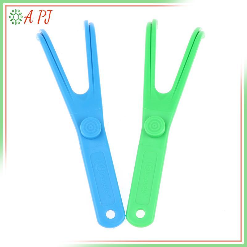 [APJ] Floss Holder Aid Oral Hygiene Toothpis Holder Inter Tooth Cleaner [ใหม่]