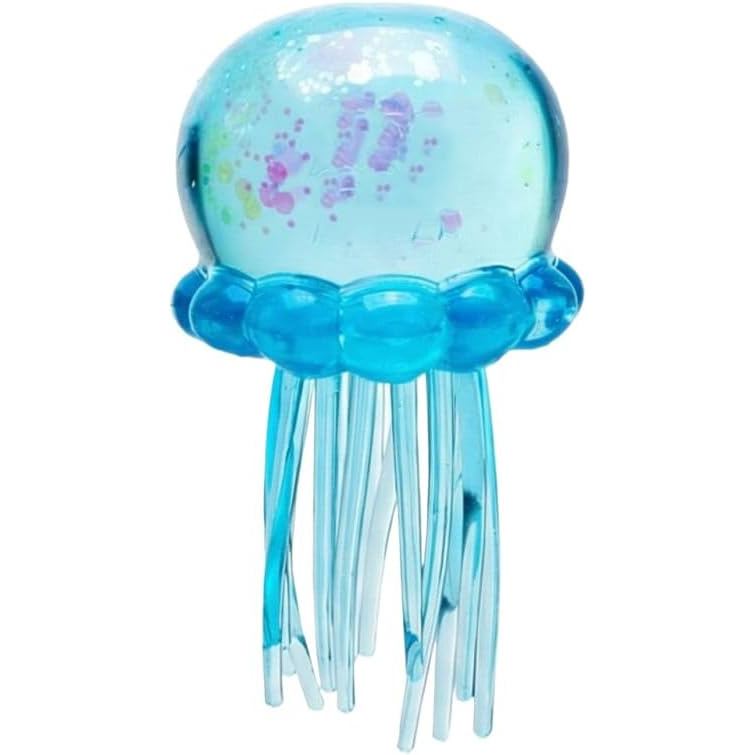 แมงกะพรุน ความเครียด ลูกบอล – สีฟ้าน่ารัก Moldable ช้า Rise ผ่อนคลายประสาทสัมผัสอยู่ไม่สุขของเล่น, บีบบอลเพื่อความวิตกกังวลบรรเทา, แป้งบีบอัดนุ่ม – โปรปัง