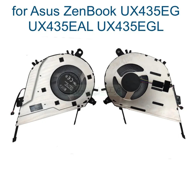 HL CPU พัดลมระบายความร้อนสําหรับ Asus UX435EG UX435EAL UX435EGL ZenBook 14 Ultralight โน้ตบุ๊ค Cooler หม้อน้ํา 13NB0SA0T0111 13NB0S90AM0521