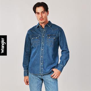 WRANGLER เสื้อเชิ้ตแขนยาวผู้ชาย คอลเลคชั่น Wrangler Legends …
