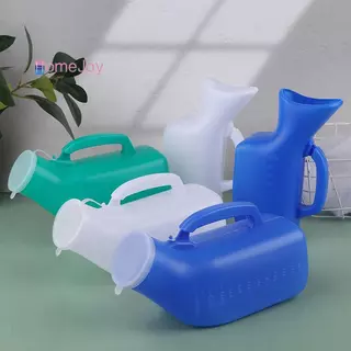 [HomeJoy-t] ขวดปัสสาวะแบบพกพา 1 ชิ้นสําหรับผู้หญิง/ผู้ชาย 1000/1200ml ขวด Bedpan พลาสติก/ไม่มีฝาปิด Pee Container Urinary Pee Bottle