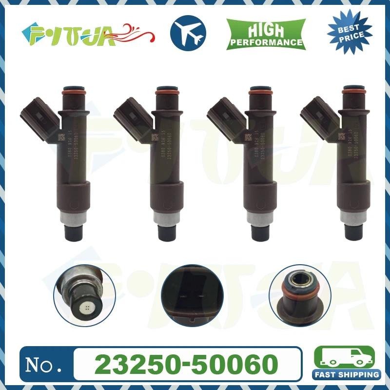 4ชิ้น หัวฉีดน้ํามันเชื้อเพลิง 23250-50060 2325050060 สําหรับ Toyota Lexus SC430 LS400 LS43 05-09 รถ-