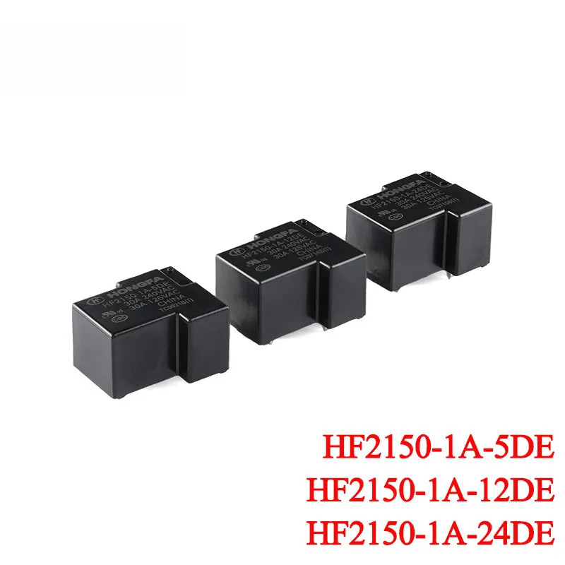 2 ชิ้น/1 ชิ้นรีเลย์กําลังสูง HF2150 HF2150-1A HF2150-1A-5DE HF2150-1A-12DE HF2150-1A-24DE 30A DC 5V 