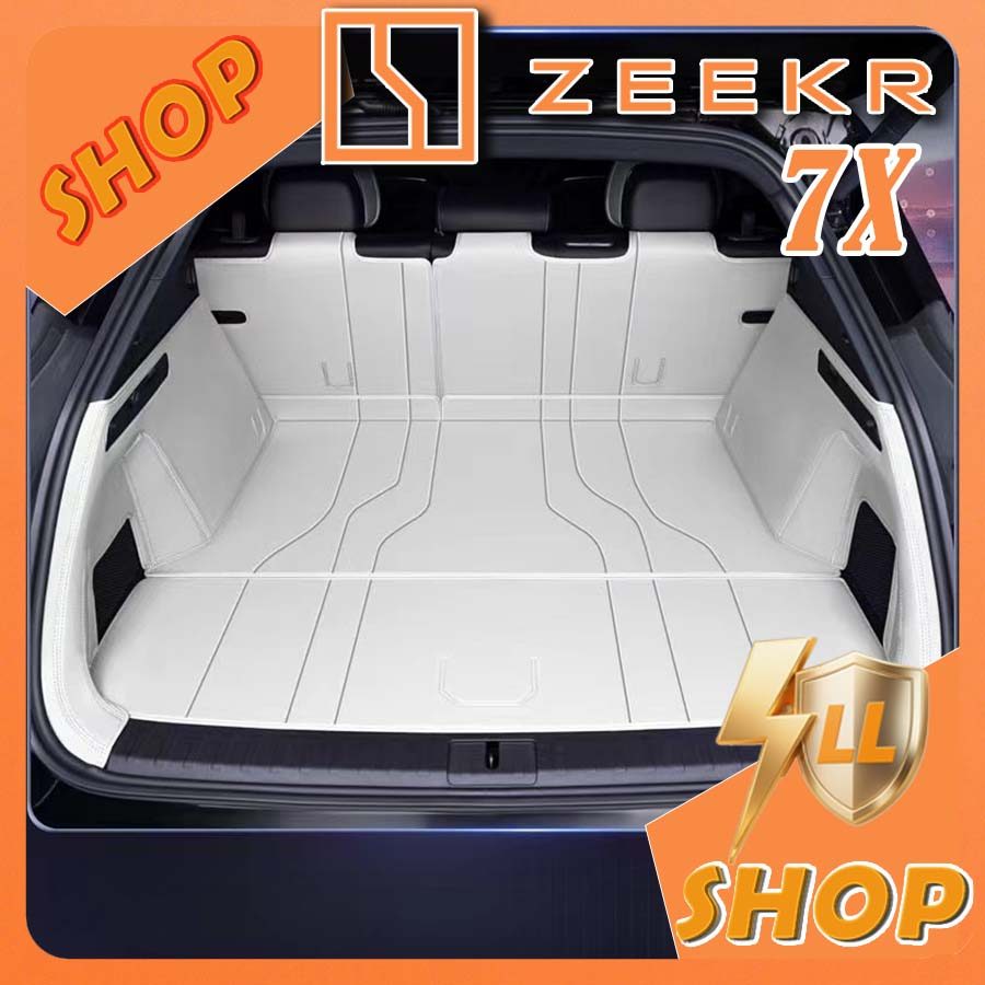 [READY]ZEEKR 7X Leather Full coverage trunk mat Car trunk zeekr 7x EV Car interior accessories BXAY