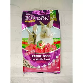 BOKDOK อาหารกระต่าย 2 สูตร สำหรับทุกช่วงวัย ทุกสายพันธุ์ ขนาด 1 kg.