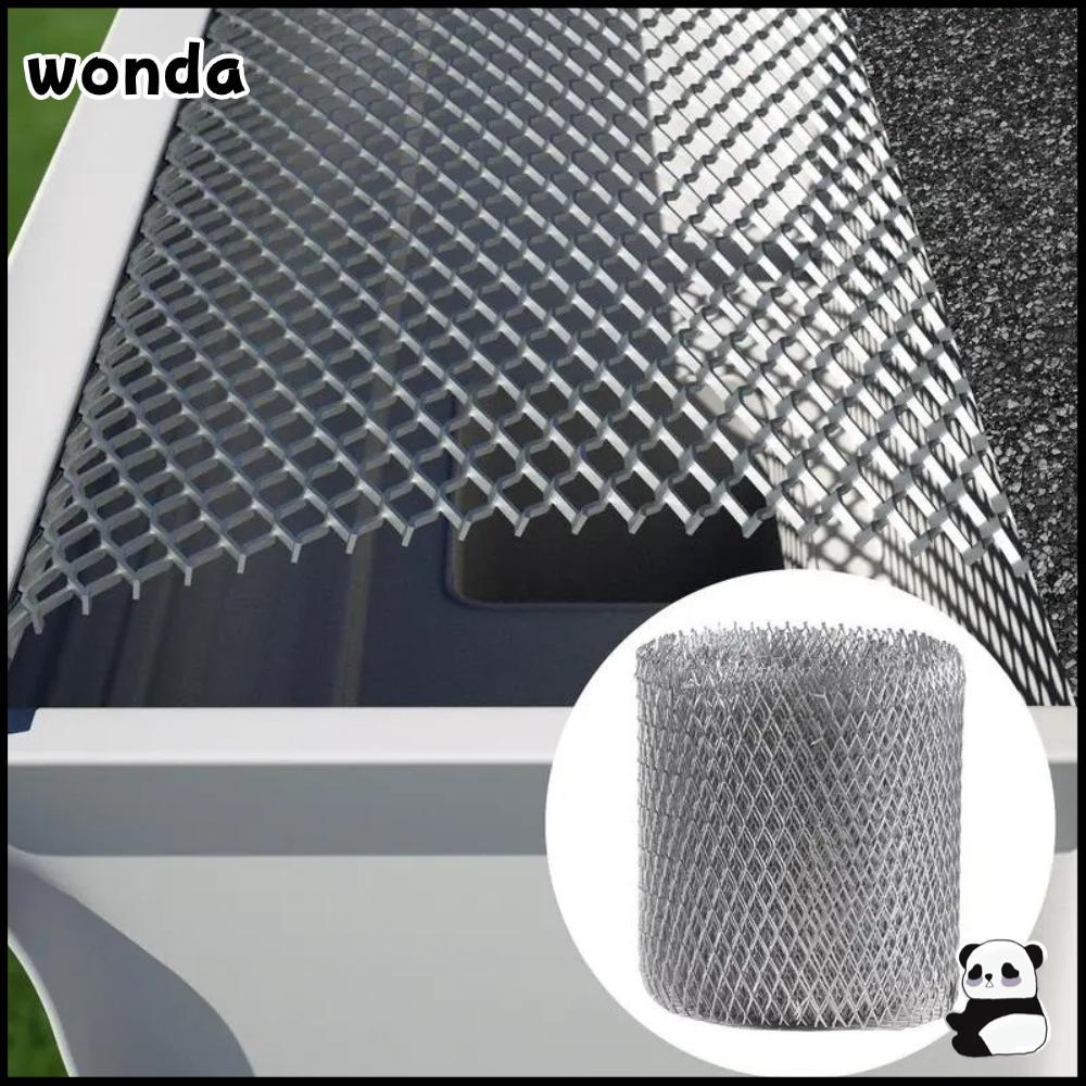 WANNDA Gutter Guard, Anti-rust Anti Clogging Mesh Guards, คุณภาพอลูมิเนียมป้องกันการกัดกร่อน Leaf Protector ป้องกัน Gutters