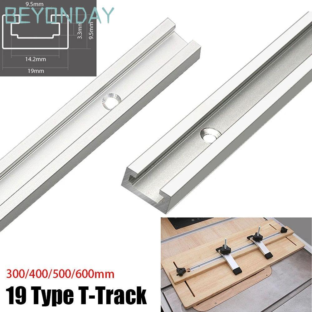 GUOGUA 1 ชิ้น T-Slot Track,อลูมิเนียม T Slider Fixture Slot สไลด์ T-Track, 19 ประเภท 19x9.5 มม.สไลด์