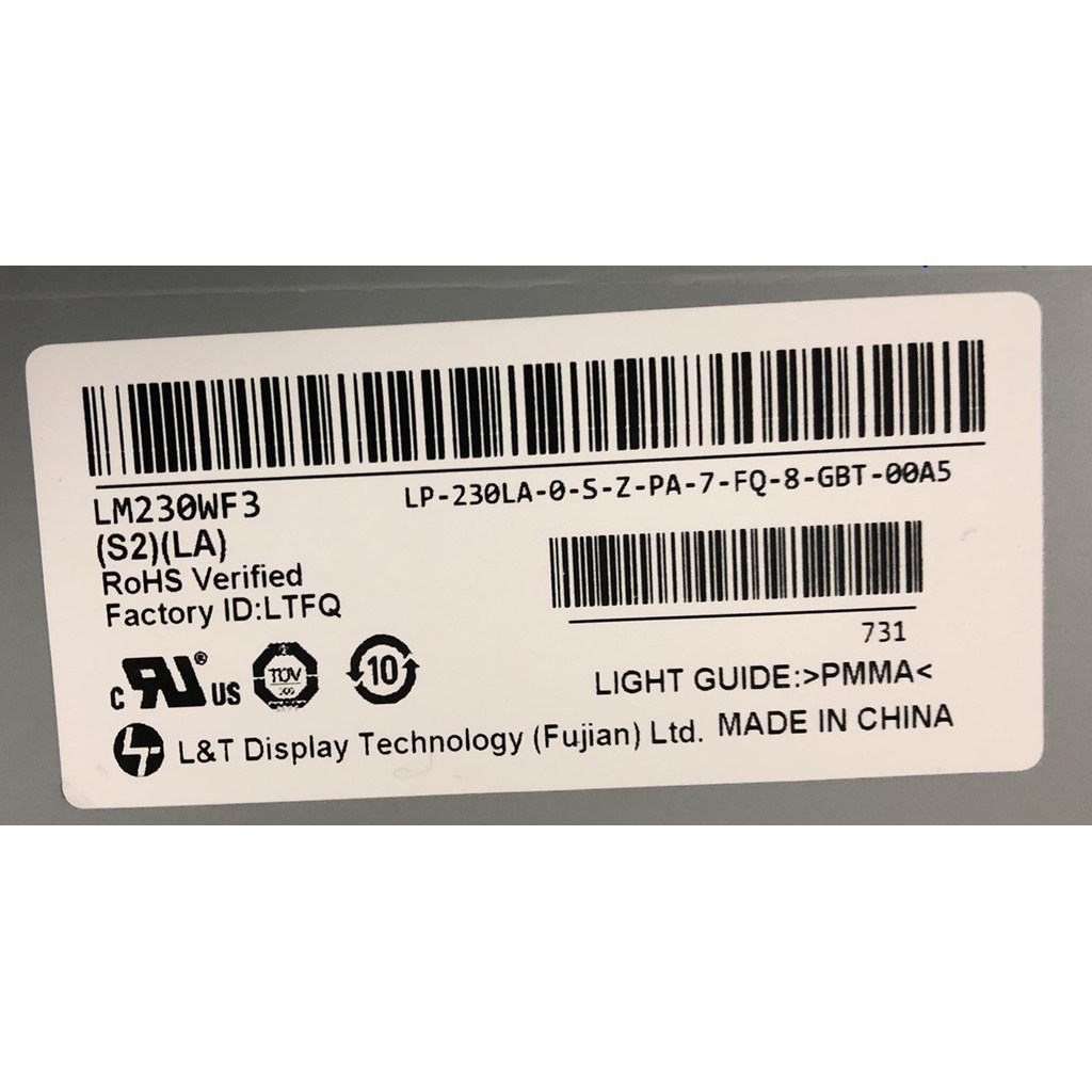 Original LM230WF3-S2E2 S2D2 S2E4 LM230WF3-S2LA S2F2 S3L1 S3L2 L3