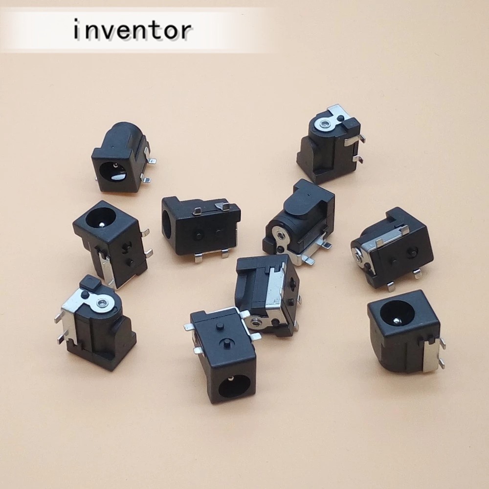 10 ชิ้น SMD DC-005 DC-050 DC Power Jack Socket Connector DC005 5.5*2.1 มิลลิเมตร 2.1 ซ็อกเก็ตรอบเข็ม
