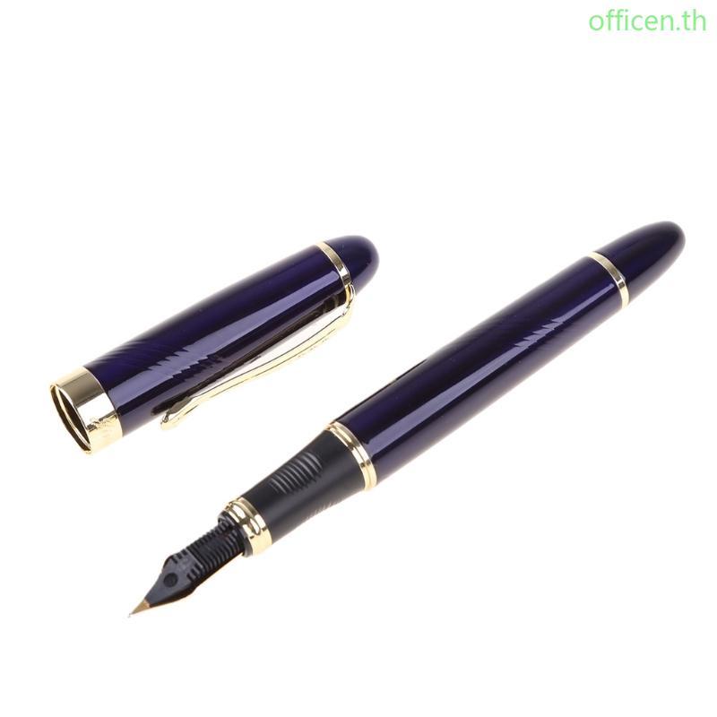 Cen ใหม่ Jinhao X450 Fountain ปากกาขนาดกลาง Nib ปากกา Gold Trim คุณภาพ Chic การเขียน