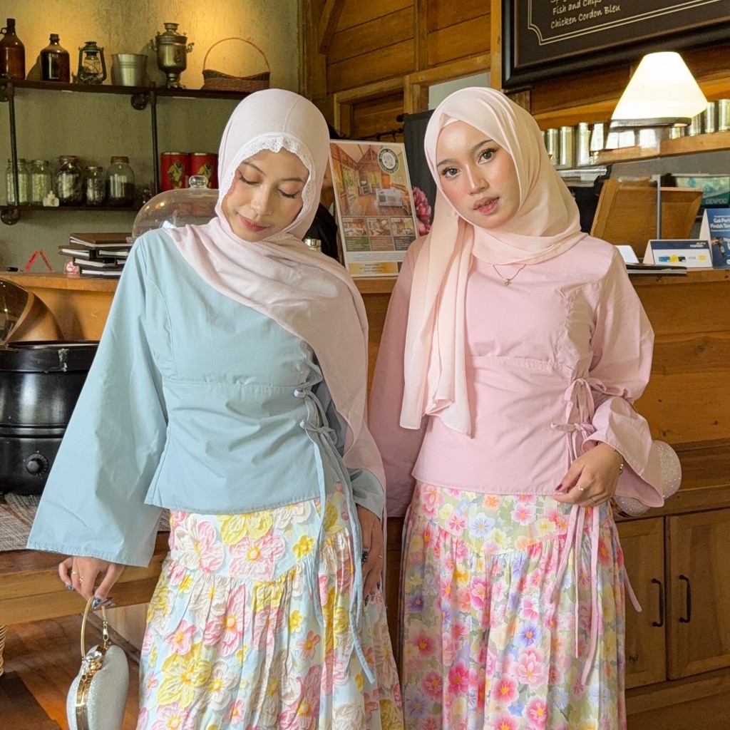 KATUN WELVIT - ZOEY COTTON KIMONO TOP เสื้อตัวในผู้หญิง สไตล์เกาหลี น่ารัก