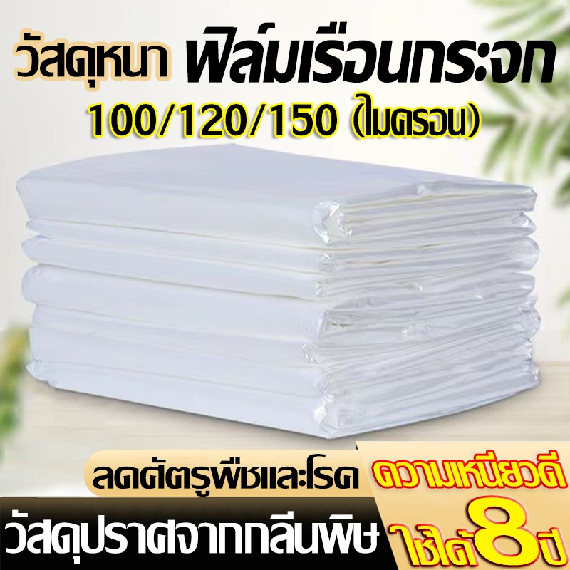 พลาสติกโรงเรือน พลาสติกใส พลาสติกPE หนา 150 ไมครอน โรงเรือน โรงเรือนเพาะชำ พลาสติกคลุมโรงเรือน พลาสต
