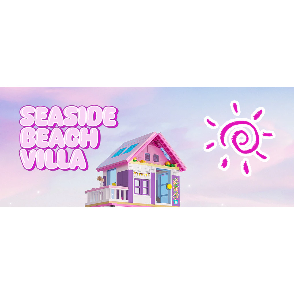 ชุดตัวต่อบ้านชายหาด วิลล่าริมทะเล เข้ากันได้กับเลโก้ thumbnail 9