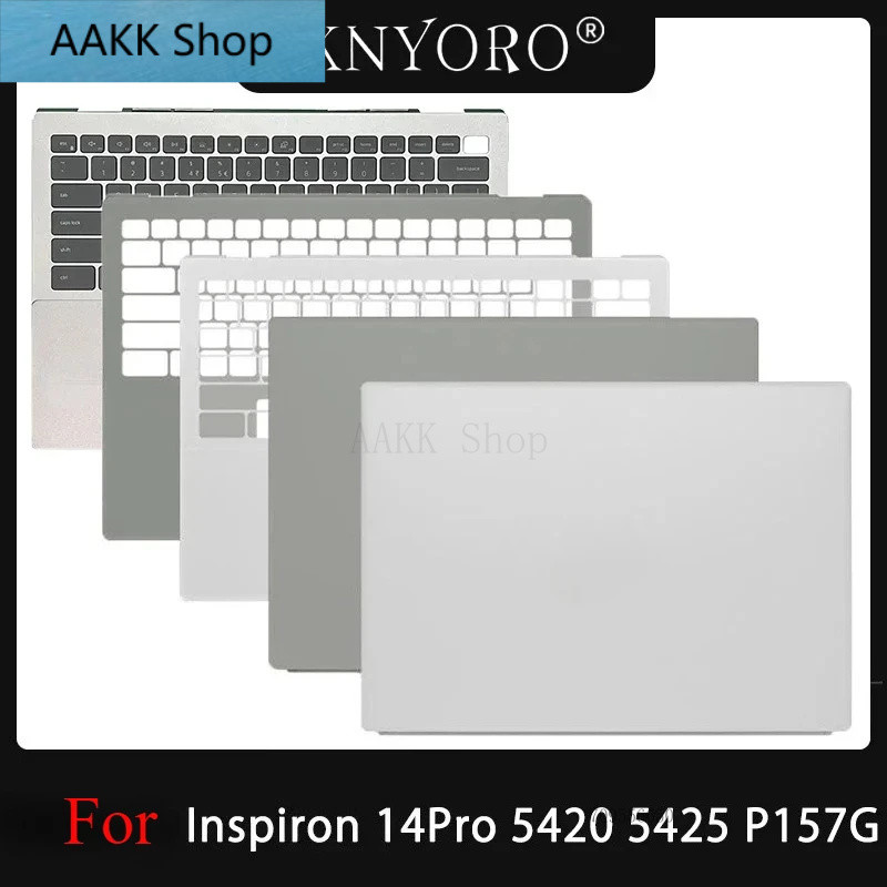 ใหม่สําหรับ Inspiron 14Pro 5420 5425 P157G แล็ปท็อปปกหลัง LCD ด้านหน้า Bezel Upper Palmrest แป้นพิมพ