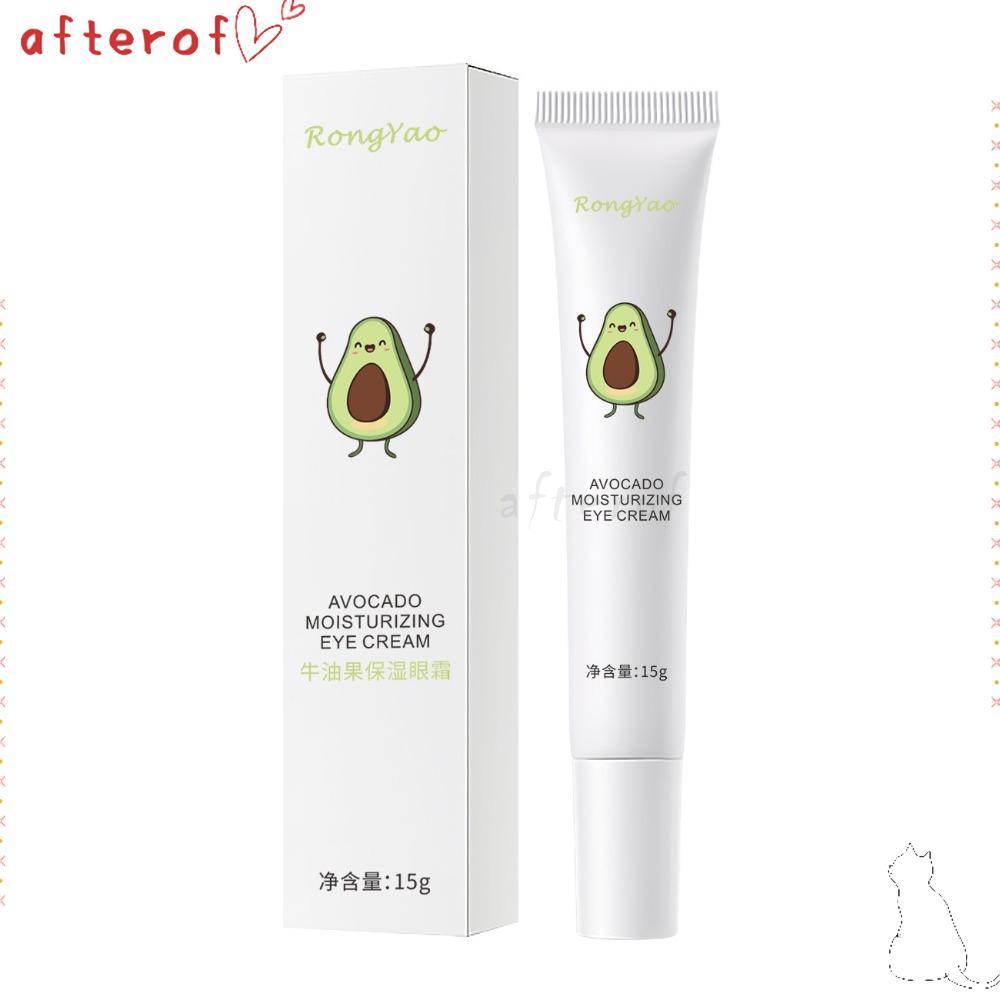 AFTEROF Eyes Skin Care, Avocado Moisturizing ลดความหมองคล้ํา Eye Cream, 15g Moisturizing Eyes Contou