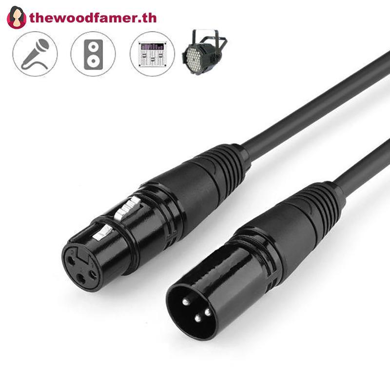 Well DMX 3-PIN DMX512 ชายกับหญิงสาย LED PAR ไฟเวที DMX สัญญาณ Dj อุปกรณ์ DMX512 สัญญาณสาย Xlr Connec