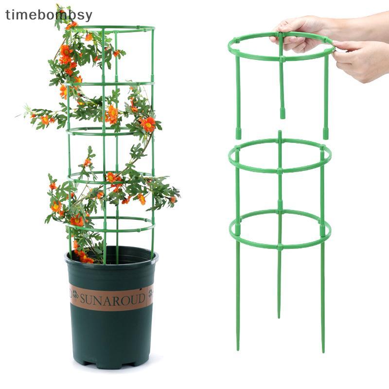 (เวลา) 1 ชุดมะเขือเทศ Trellis ปรับพืช Stakes สวน Trellis มะเขือเทศพืชสนับสนุนกรงสําหรับสวนกระถางต้นไม้เติบโตอุปกรณ์ (TH)