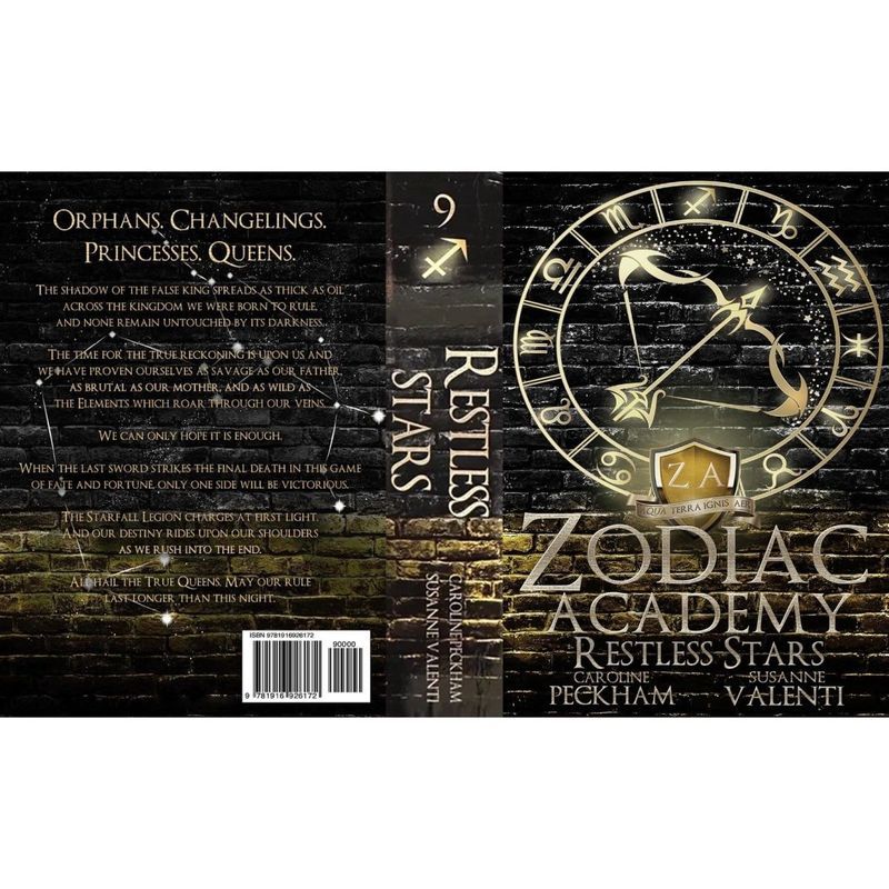 Paper English Books 948 Zodiac Academy: Restless Stars